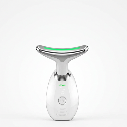 Masajeador Facial y de Cuello con Luz LED – Cuidado de la Piel en Casa ™