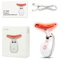 Masajeador Facial y de Cuello con Luz LED – Cuidado de la Piel en Casa ™